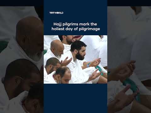 Hajj pilgrims mark the holiest day of pilgrimage thumbnail