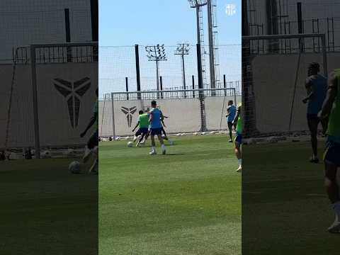Mini game. Big goals. #fcbarcelona #shorts thumbnail
