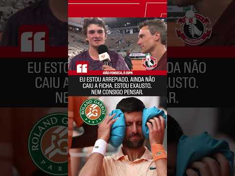 A FICHA DO JOÃO FONSECA AINDA NÃO CAIU! 😅😂 #shorts thumbnail
