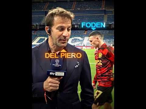 Foden Didn't Recognize Del Piero.. 🤯 thumbnail