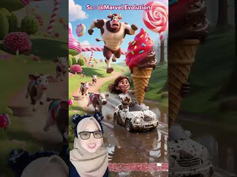 Adik Rebutan Eskrim Sama Sapi Belang 😆🍦 @Marvel.Evolution thumbnail