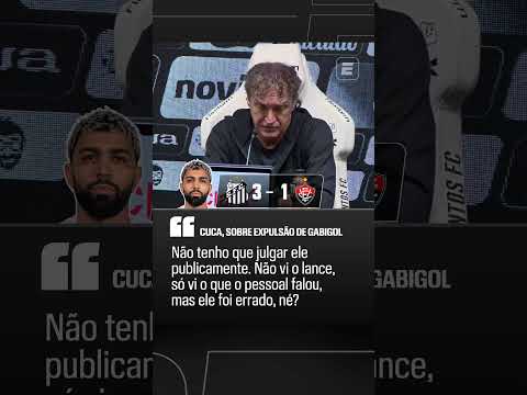 CUCA, SOBRE EXPULSÃO DE GABIGOL! #shorts thumbnail