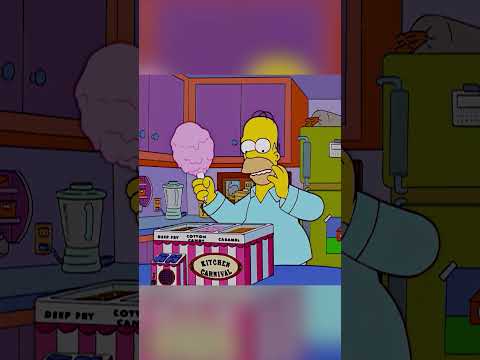 Homero hizo una bola de azúcar ? #shorts thumbnail