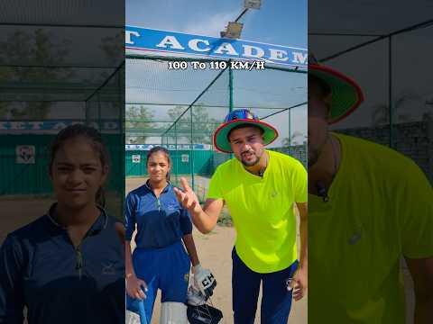Ye Ladki 140 khel Payegi ? #cricketwithvishal #shorts thumbnail