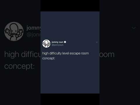 High difficulty level escape room concept thumbnail