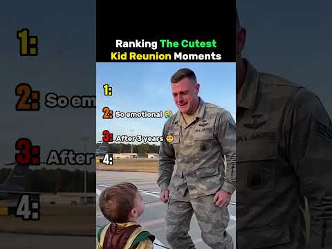 Ranking The Cutest Kid Reunion Moments #soldier thumbnail