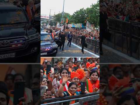 Thank you, Hyderabad for the love and blessings | #pmmodi | #shorts thumbnail