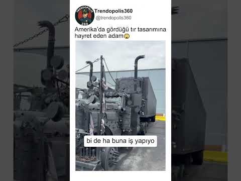 Amerika'da Gördüğü Tır Tasarımının Etkisinde Kalan Genç Adam..😲 thumbnail