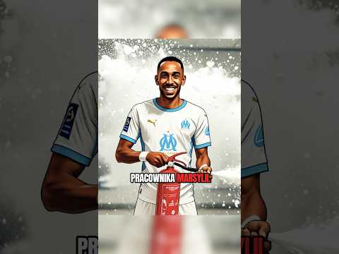 AUBAMEYANG ZAATAKOWAŁ GAŚNICĄ #shorts thumbnail