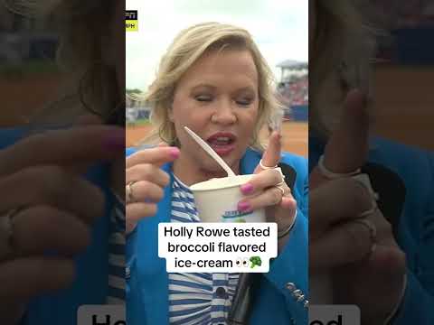 Holly Rowe had to see what the Mississippi State broccoli hype was about 😅 thumbnail