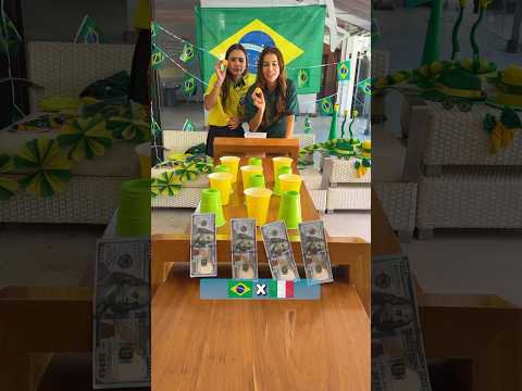 ACERTE O COPO E FIQUE COM O DINHEIRO !! 💰😱 #shorts thumbnail