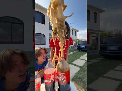 LE EXPLOTE LA COCA-COLA ?CON MENTOS, A MI HERMANO!! thumbnail