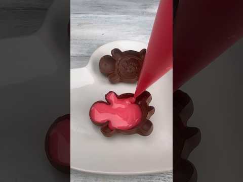 🐢 How to make chocolate turtle pralines with yummy cherry inside #chocolate #turtle #foodiebeats thumbnail