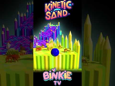 🐨🎳 Bowling Ball Smashes Kinetic Sand Animals K Is for Koala | Binkie TV thumbnail