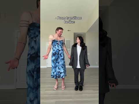 How’d we do? 😅 #prom #transition #Shorts thumbnail