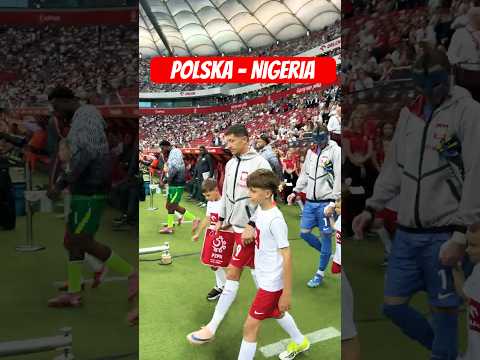 HYMN PRZED POLSKA - NIGERIA NA NARODOWYM #shorts thumbnail