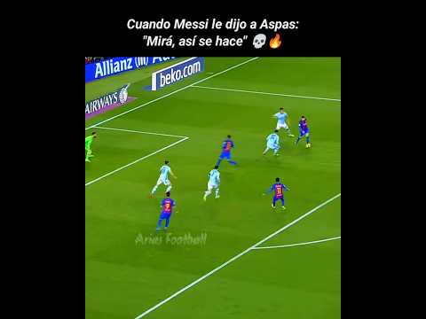 Messi Enseñándole a Aspas 💀🔥 thumbnail