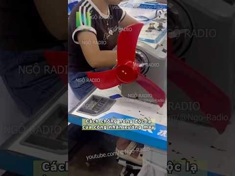 Cách chống nóng độc lạ của công nhân xưởng may thumbnail