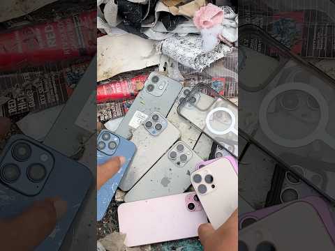 Many iPhone in the trash #phone #smartphone #shorts #shortvideo #short thumbnail