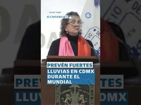 CDMX está preparada para lluvias previo al Mundial 2026, asegura Protección Civil #shorts thumbnail
