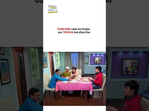 PANI PURI vale ko thoda aur TEEKHA bol diya tha ! #tmkoc #funny #comedy #taarakmehta #jethalal #daya thumbnail