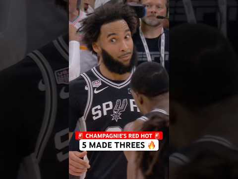 Champagnie drills his 5th 1H three from the corner 🏆 thumbnail