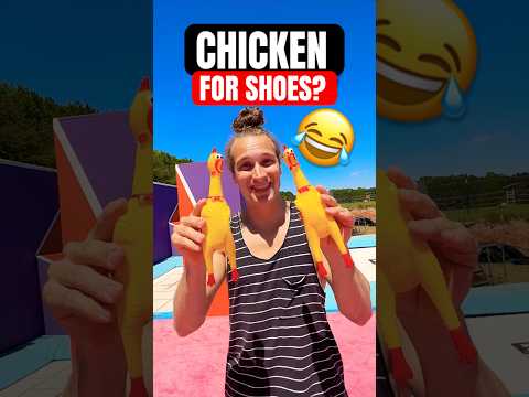 WEARING SQUEAKY CHICKEN SHOES! 😂 thumbnail