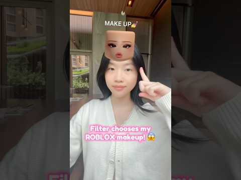 Filter chooses my Roblox makeup!? PR sent by @flowerknows  #roblox #robloxshorts thumbnail