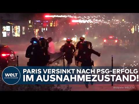 CHAMPIONS-LEAGUE: Gewalt nach PSG-Sieg eskaliert! Hunderte Festnahmen und verletzte Polizisten! thumbnail