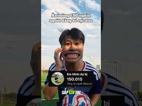 Tâng bóng ăn mừng 150 nghìn người đăng kí và cái kết yếu thí #bongda #football #emminhdubi thumbnail