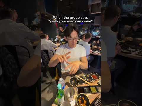 When your man insists on coming 😌😌😌 #girls #kbbq #dinner thumbnail