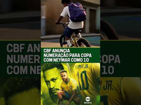 NEYMAR É O 10 DO BRASIL EM MAIS UMA COPA! 🔟 A CBF anunciou a numeração oficial do Brasil #shorts thumbnail