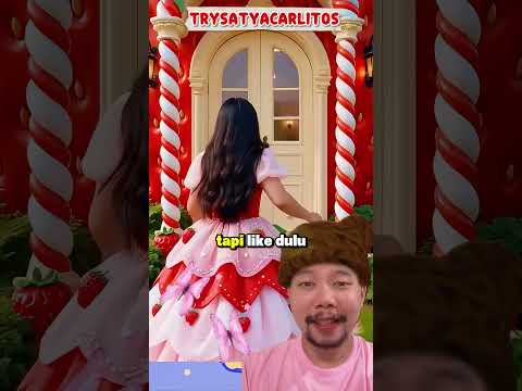 Istana cantik princess strawberry!!? 😛🍓😍 #shorts thumbnail