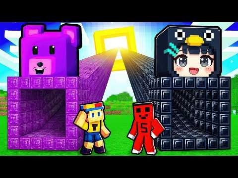 Samet ve Tuna: Gugu Gaga Penguin vs Süper Mor Ayı Tünel Yarışı !! - Minecraft thumbnail