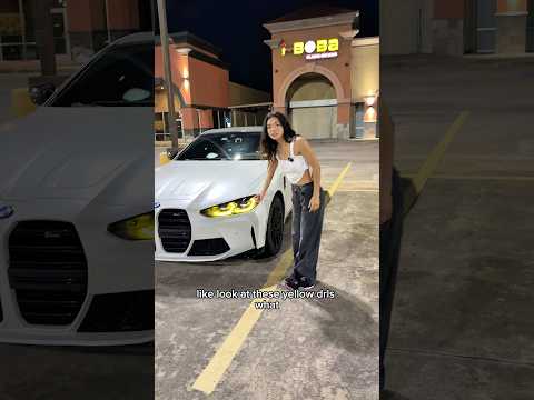 I hate this car #bmwm4 #cargirl #skit #cartok #automobile #shorts thumbnail