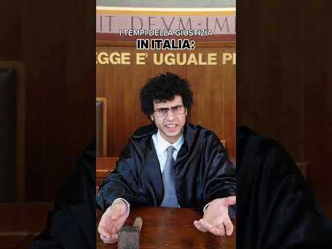 La giustizia in Italia è puntuale come un orologio svizzero…rotto.#giustizia #italia #satira thumbnail