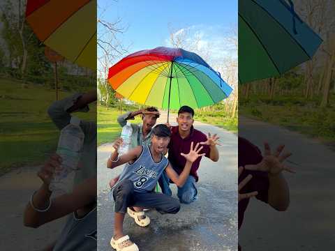 Small umbrella vs biggest umbrella ☂️ #umbrella thumbnail