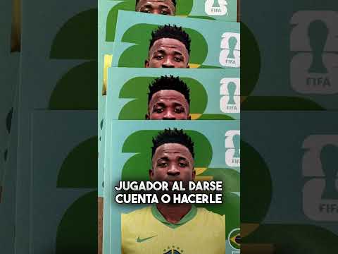 El error de Panini en la cara de Vinicius Junior con el álbum del Mundial ⚽️🤔 #Shorts thumbnail