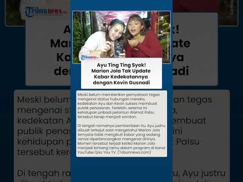 Ketinggalan Gosip! Marion Jola Polos Banget Tanya Hubungan Ayu & Kevin thumbnail