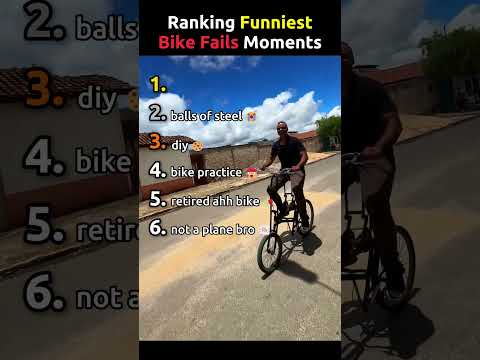 Ranking Funniest Bike Fail Moments #funny thumbnail