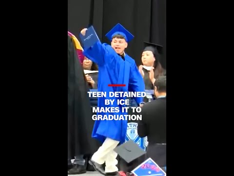 Teen detained by ICE makes it to graduation thumbnail