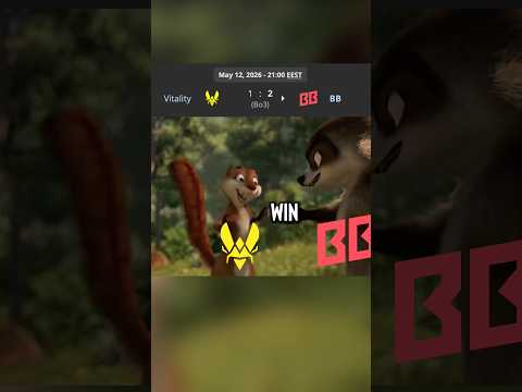 Winstreak reset for Vitality ?#cs2 #counterstrike #gaming #esports thumbnail