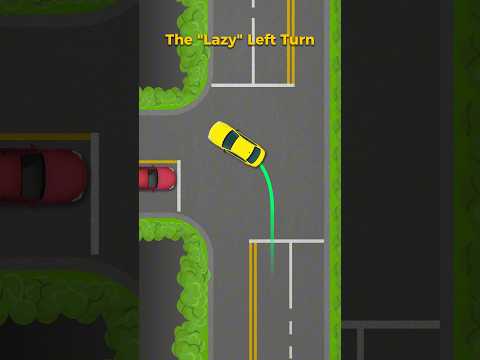 Stop Cutting the Corner! (The "Lazy" Left Turn). #driving #drivingrules #carcrash #drivinglessons thumbnail