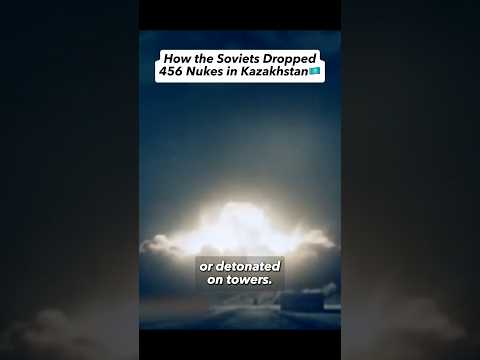How the Soviets Dropped 456 Nukes in Kazakhstan #shorts thumbnail