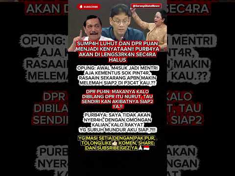 omongan Luhut menjadi kenyatak'an#viral #beritaterkini #youtubeshorts #shortvideo thumbnail