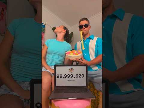 SUBSCRIBE FOR 7 YEARS OF GOOD LUCK! 🍀😅 - #dance #funny #couple #shorts thumbnail