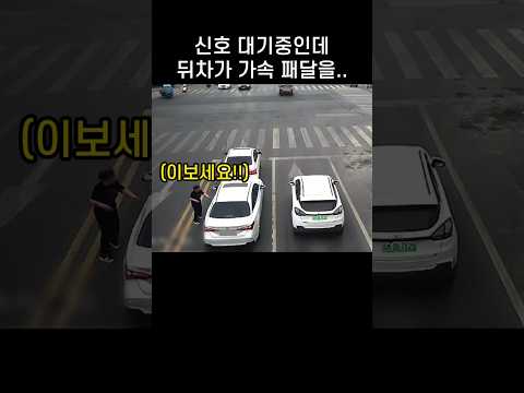 신호 대기중.. 뒤차가 가속 패달을 밟았던 진짜 이유 thumbnail