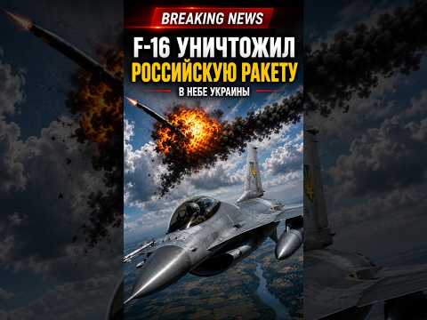 F-16 уничтожил российскую ракету в небе Украины thumbnail