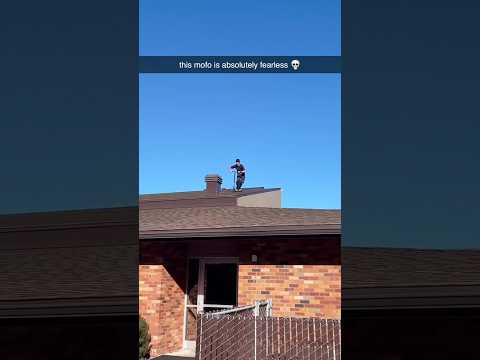 he saw the roof & then was like... thumbnail