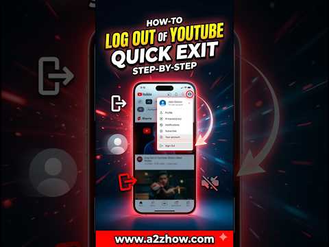 How Do I Log Out of My Youtube Account? #youtube #tutorial #howto thumbnail